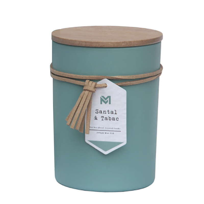 M&S ঘ্রাণ পাইকারি প্রাইভেট লেবেল কাঠের ঢাকনা অ্যারোমাথেরাপির গন্ধ সয়া মোমবাতি উপহার কাচের বয়ামে সেট