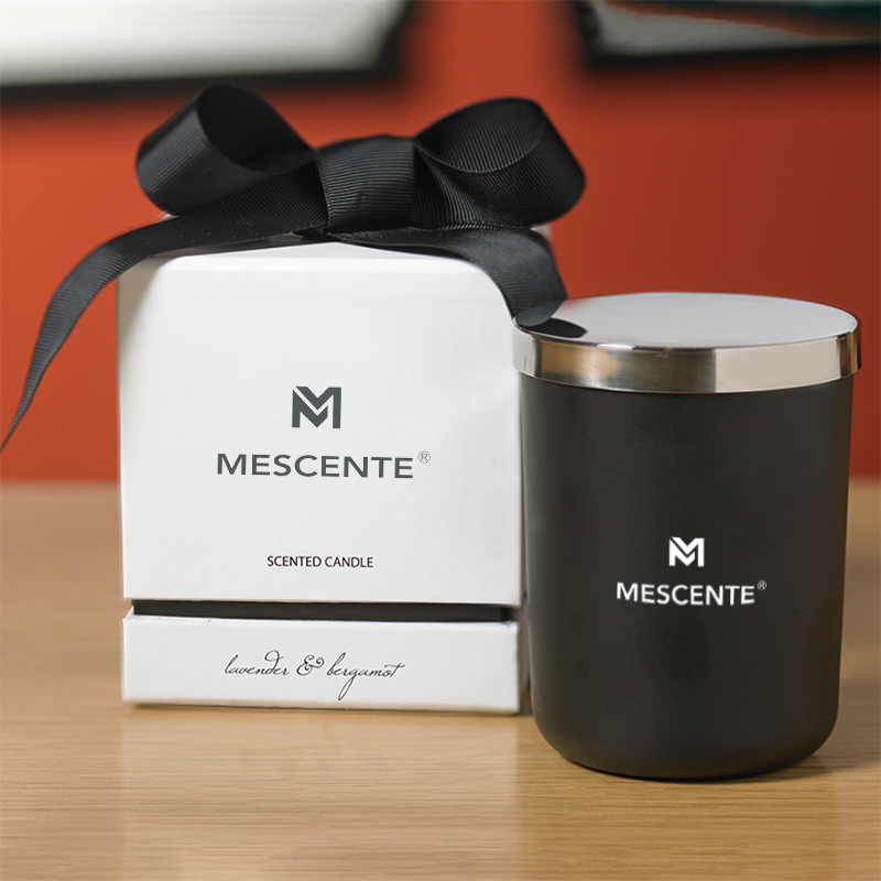 M&Scent লাক্সারি কাস্টম প্রাইভেট লেবেল প্যাডিওয়াক্স রিলিশ কর্ম বাল্কে লেবেল সহ সুগন্ধি মোমবাতি