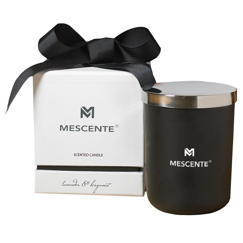M&Scent লাক্সারি কাস্টম প্রাইভেট লেবেল প্যাডিওয়াক্স রিলিশ কর্ম বাল্কে লেবেল সহ সুগন্ধি মোমবাতি