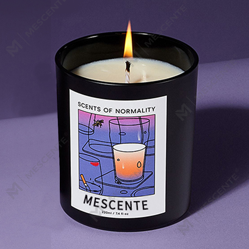M&Scent পাইকারি বিলাসবহুল কাস্টম প্রাইভেট লেবেল হস্তনির্মিত ক্রিস্টাল ক্রিস্টাল সুগন্ধি সয়া মোম মোমবাতি