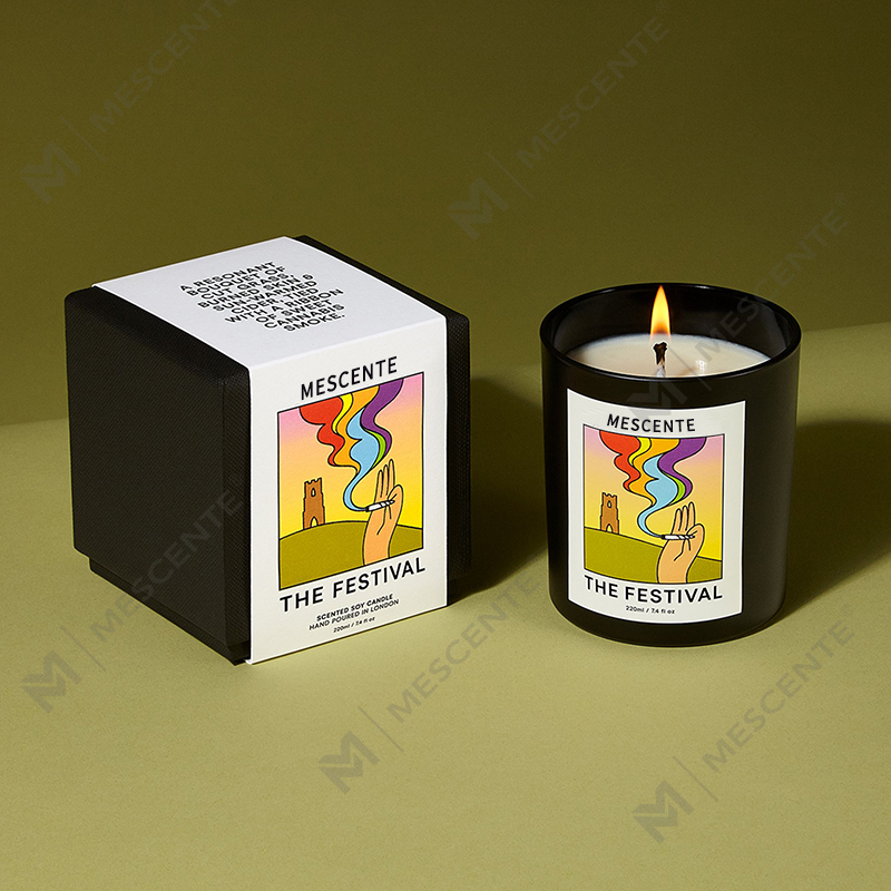 M&Scent পাইকারি বিলাসবহুল কাস্টম প্রাইভেট লেবেল হস্তনির্মিত ক্রিস্টাল ক্রিস্টাল সুগন্ধি সয়া মোম মোমবাতি
