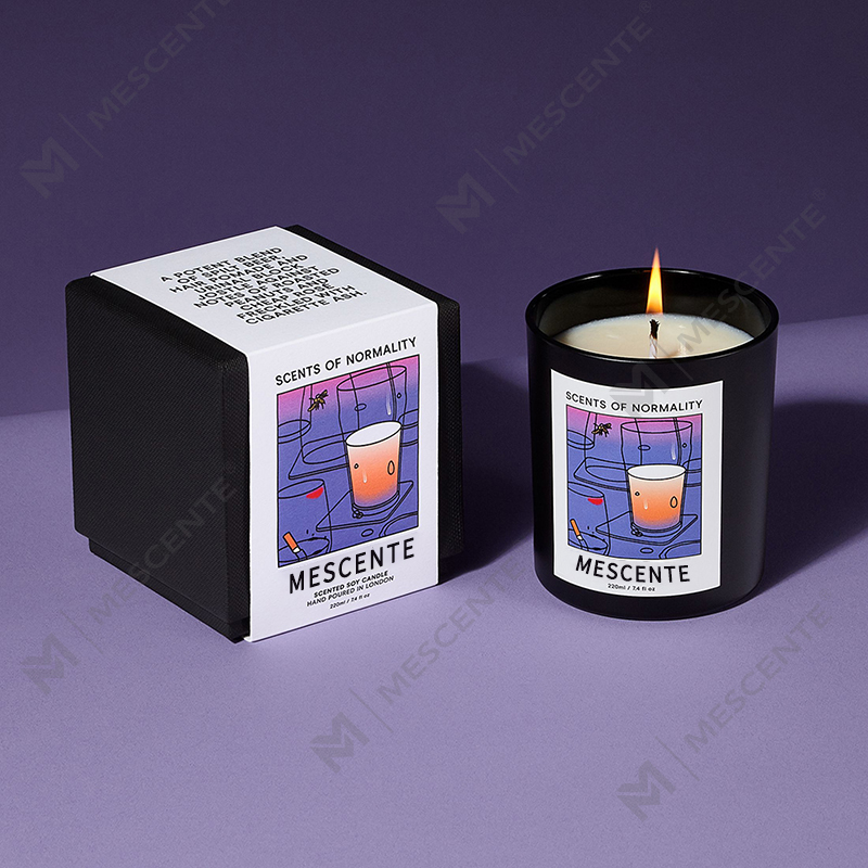 M&Scent পাইকারি বিলাসবহুল কাস্টম প্রাইভেট লেবেল হস্তনির্মিত ক্রিস্টাল ক্রিস্টাল সুগন্ধি সয়া মোম মোমবাতি
