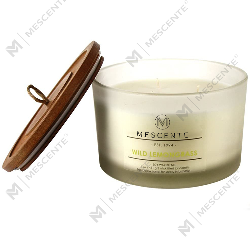 M&Scent পাইকারি কাস্টম প্রাইভেট লেবেল গ্লাস হোল্ডাররা প্রচুর পরিমাণে ক্রিস্টাল সহ সুগন্ধযুক্ত মোমবাতি