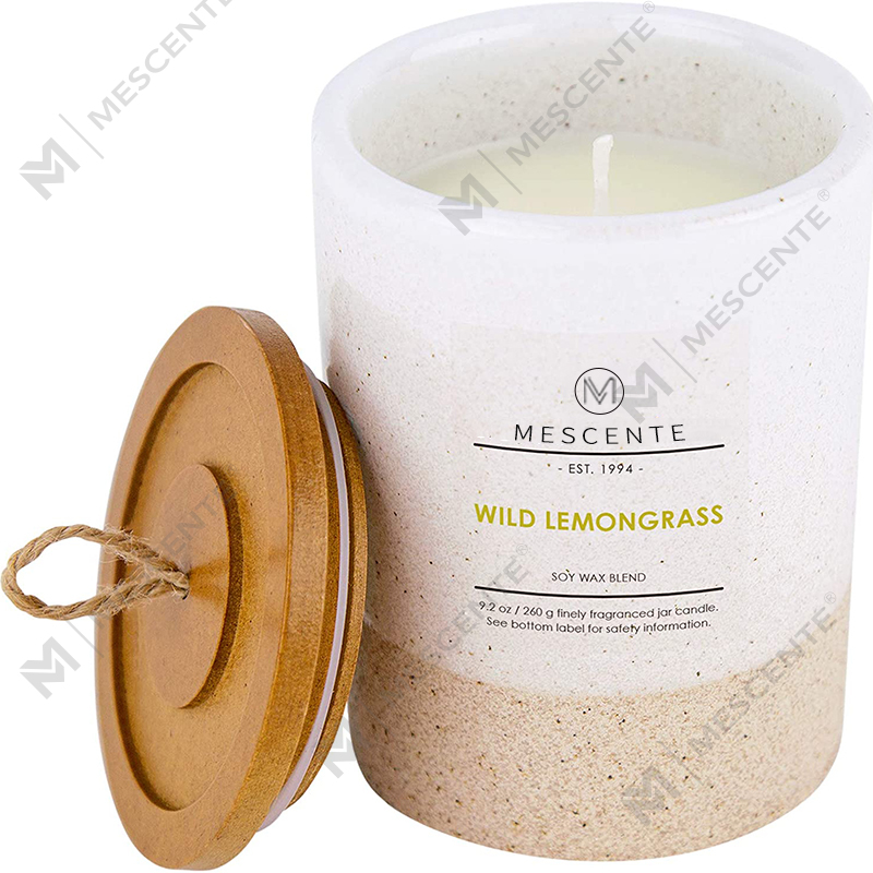 M&Scent পাইকারি কাস্টম প্রাইভেট লেবেল গ্লাস হোল্ডাররা প্রচুর পরিমাণে ক্রিস্টাল সহ সুগন্ধযুক্ত মোমবাতি