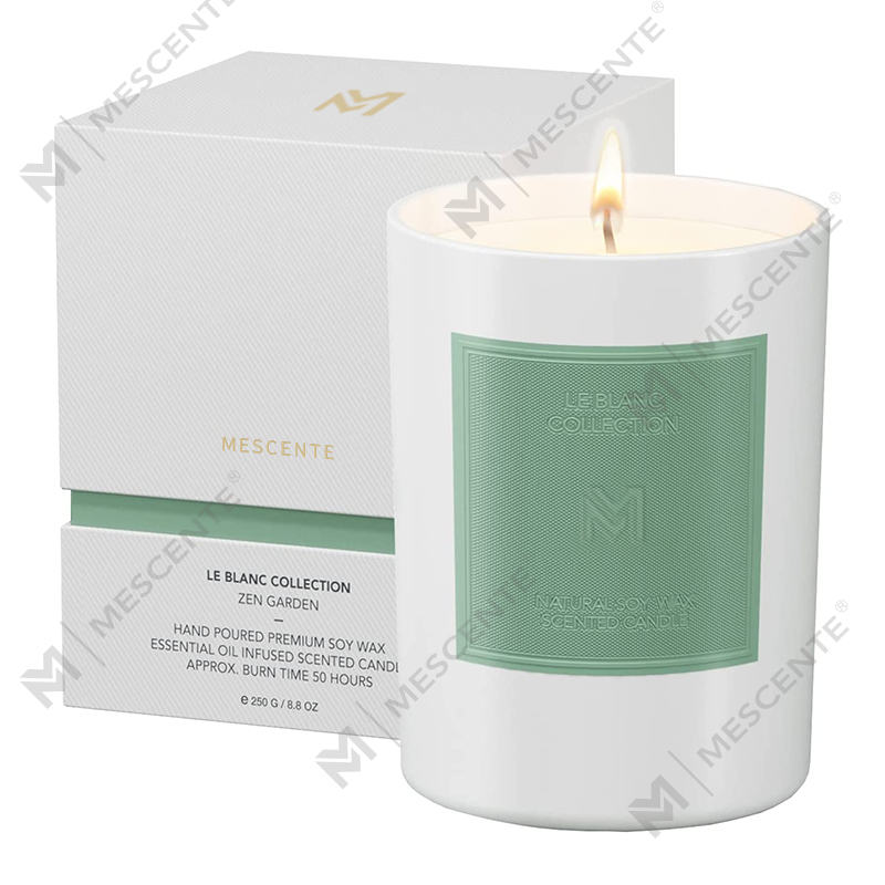 M&Scent পাইকারি কাস্টম লাক্সারি ব্ল্যাক গ্লাস জার ক্রিসমাস অ্যারোমাথেরাপি সয়া মোম মোমবাতি সেট