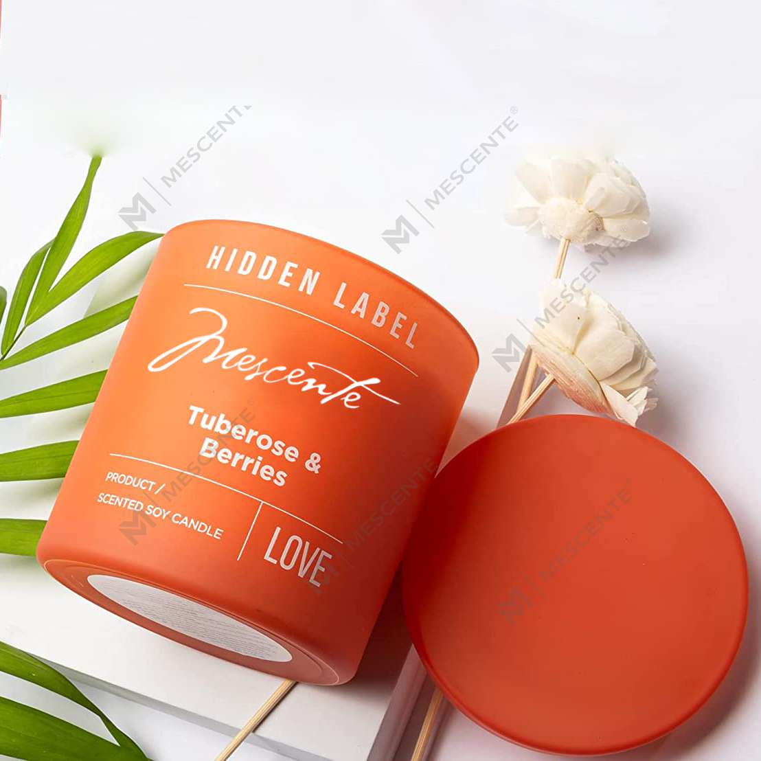 M&Scent পাইকারি বিলাসবহুল প্রাইভেট লেবেল ব্ল্যাক জার ক্রিস্টাল সহ সুগন্ধযুক্ত সয়া মোম মোমবাতি