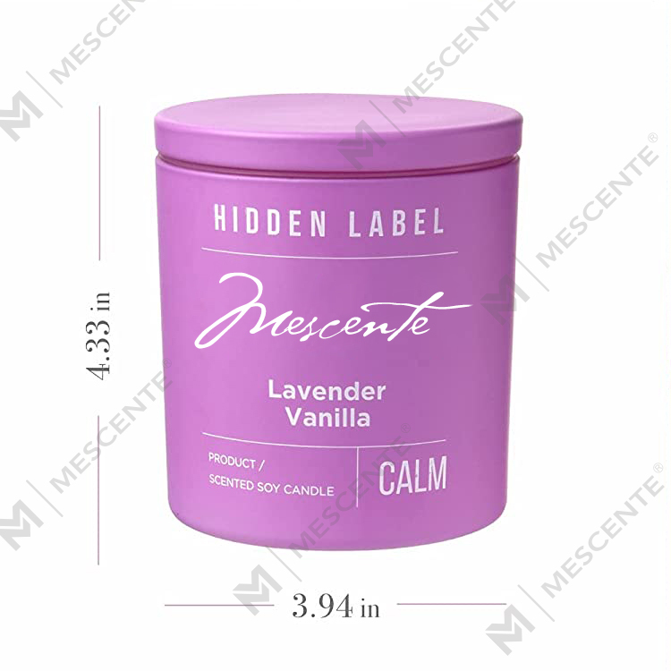 M&Scent পাইকারি বিলাসবহুল প্রাইভেট লেবেল ব্ল্যাক জার ক্রিস্টাল সহ সুগন্ধযুক্ত সয়া মোম মোমবাতি