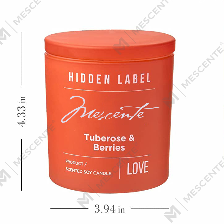 M&Scent পাইকারি বিলাসবহুল প্রাইভেট লেবেল ব্ল্যাক জার ক্রিস্টাল সহ সুগন্ধযুক্ত সয়া মোম মোমবাতি