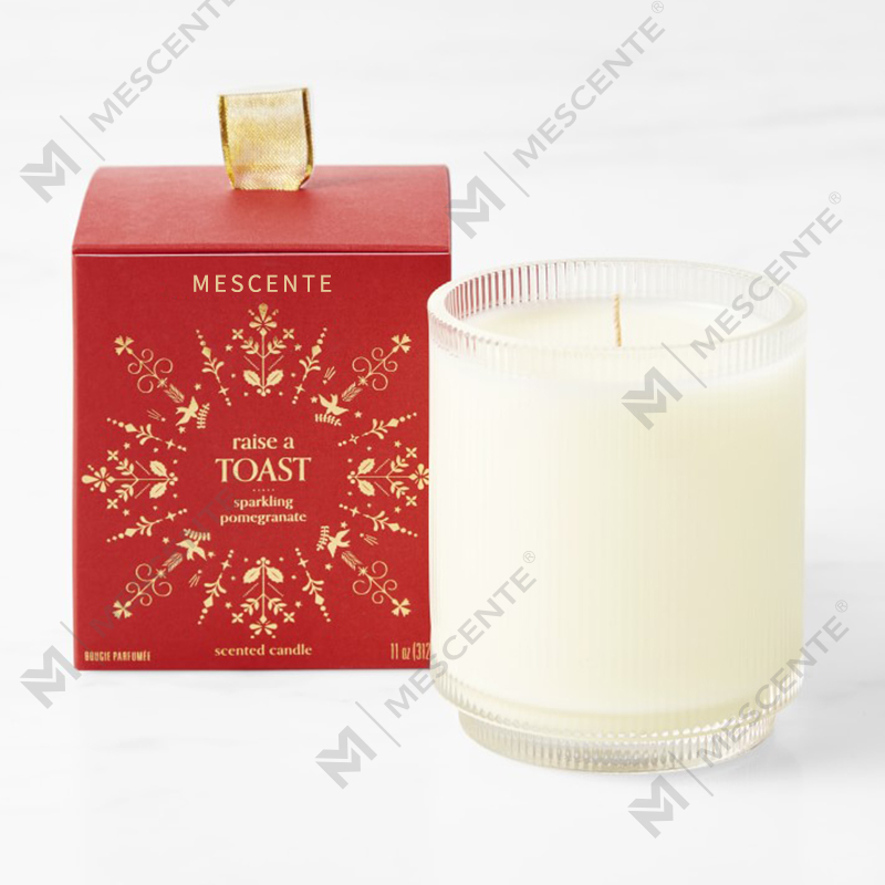 M&Scent কাস্টম মেড লোগো ঘরে তৈরি জৈব স্বচ্ছতার সুগন্ধযুক্ত সয়া মোমবাতি কাচের বয়ামে ব্যক্তিগত লেবেল