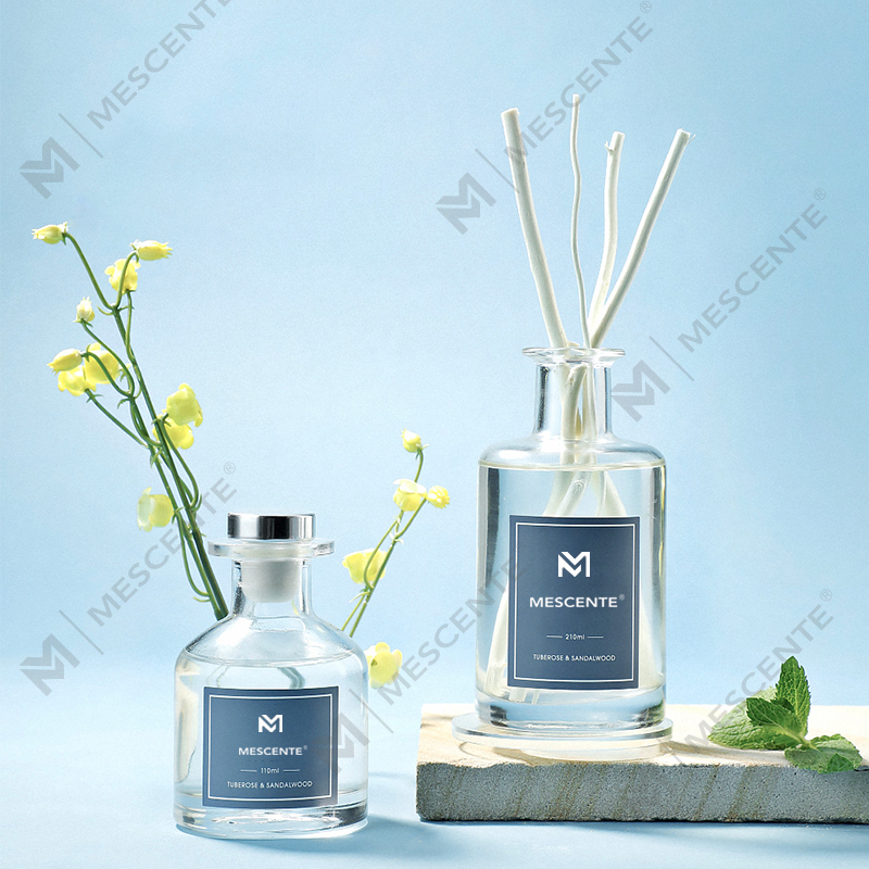 M&Scent পাইকারি বিলাসবহুল কাচের বোতল 2025 নতুন আগমন সর্বশেষ ডিজাইনের রিড ডিফিউজার