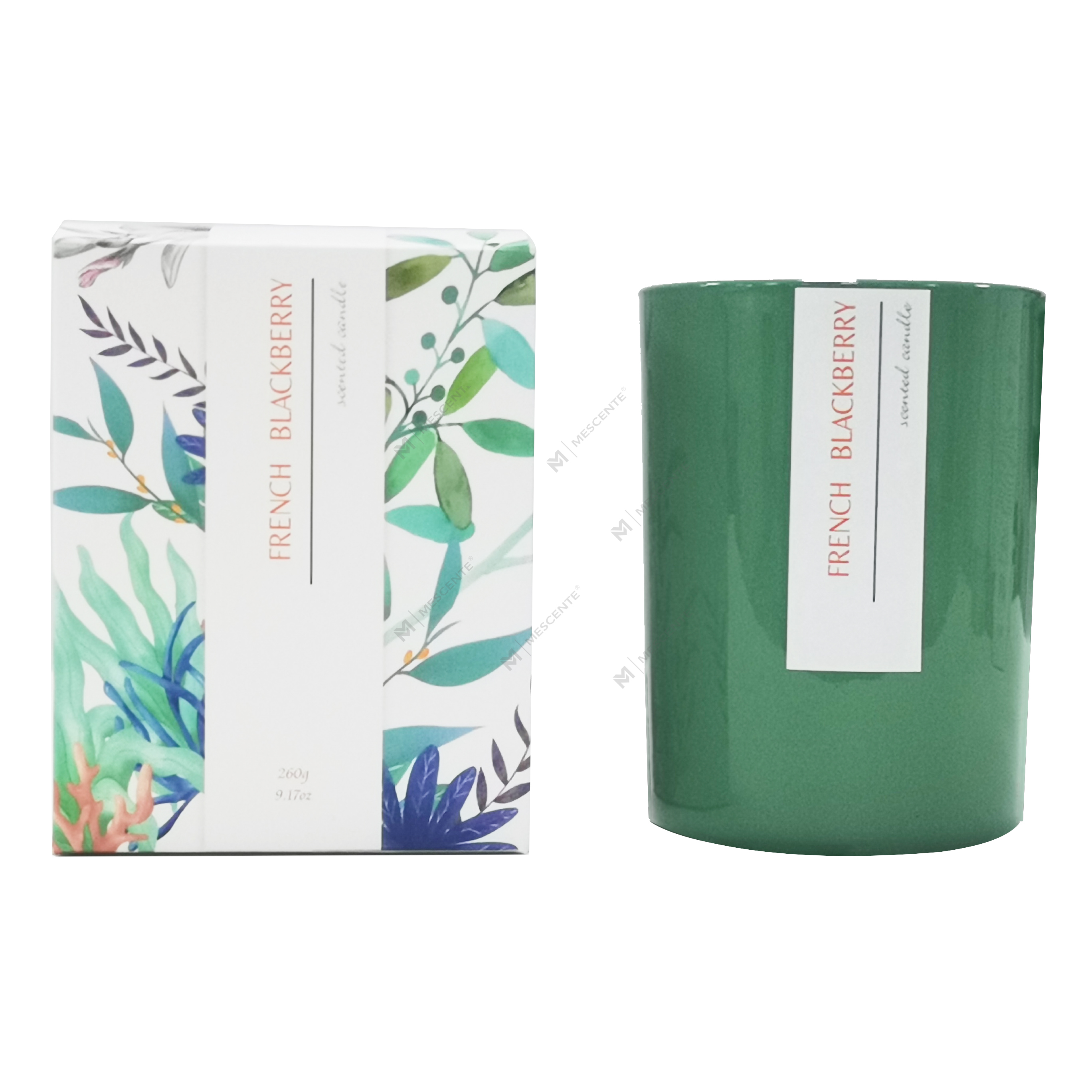 লোগো সহ M&Scent কাস্টম প্রাইভেট লেবেল নারকেল মোমবাতি উষ্ণতর সুগন্ধযুক্ত পাম মোমবাতি