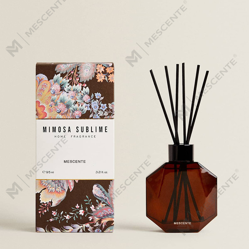 গিফট বক্স সহ M&Scent পাইকারি বিলাসবহুল কাস্টম মিনি বোতল অ্যারোমাথেরাপি রিড ডিফিউজার তেল