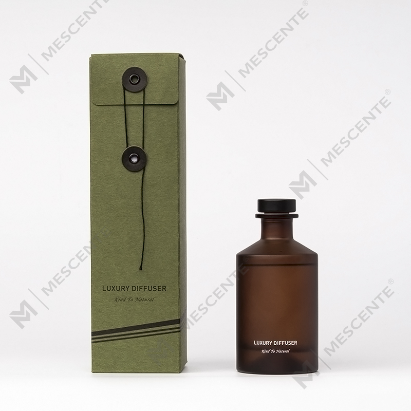 M&Scent কাস্টম লাক্সারি ফ্রস্টেড গ্লাস বোতল হোম এসেনশিয়াল অয়েল রিড ডিফিউজার