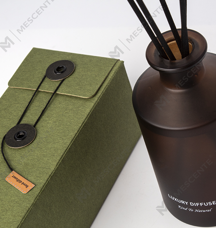 M&Scent কাস্টম লাক্সারি ফ্রস্টেড গ্লাস বোতল হোম এসেনশিয়াল অয়েল রিড ডিফিউজার