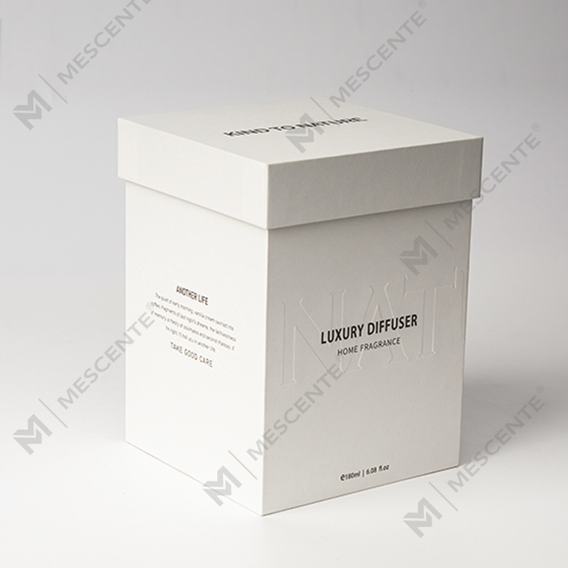 M&Scent বড় বর্গাকার বোতল বড় বেতের স্টিক লিকুইড অ্যারোমাথেরাপি রিড ডিফিউজার স্টপার সহ