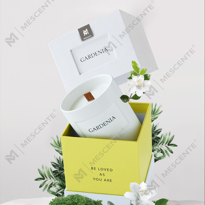 M&Scent পাইকারি কাস্টম বিলাসবহুল হোম সুগন্ধি গ্লাস জার সুগন্ধযুক্ত সয়া মোম মোমবাতি