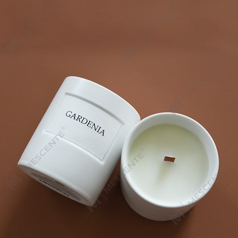 M&Scent পাইকারি কাস্টম বিলাসবহুল হোম সুগন্ধি গ্লাস জার সুগন্ধযুক্ত সয়া মোম মোমবাতি