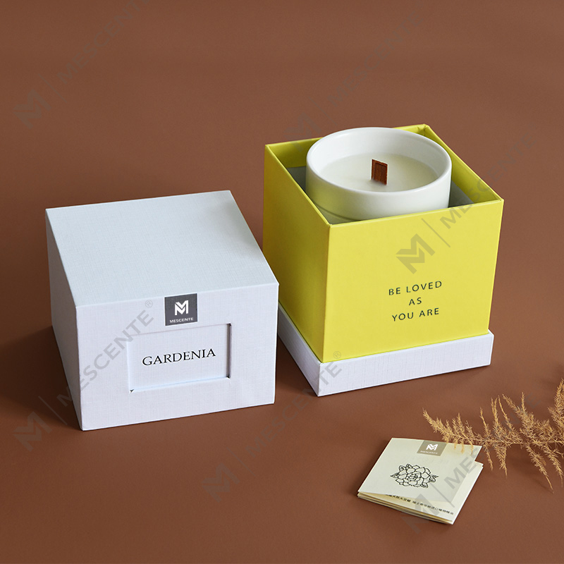 M&Scent পাইকারি কাস্টম বিলাসবহুল হোম সুগন্ধি গ্লাস জার সুগন্ধযুক্ত সয়া মোম মোমবাতি