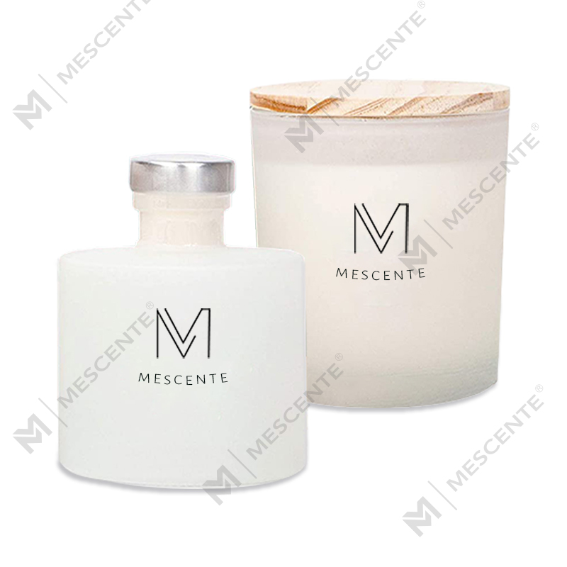 M&Scent বিলাসিতা ব্যক্তিগতকৃত প্রাইভেট লেবেল শরৎ সজ্জা সুগন্ধযুক্ত সয়া মোমবাতি রিড ডিফিউজার উপহার সেট