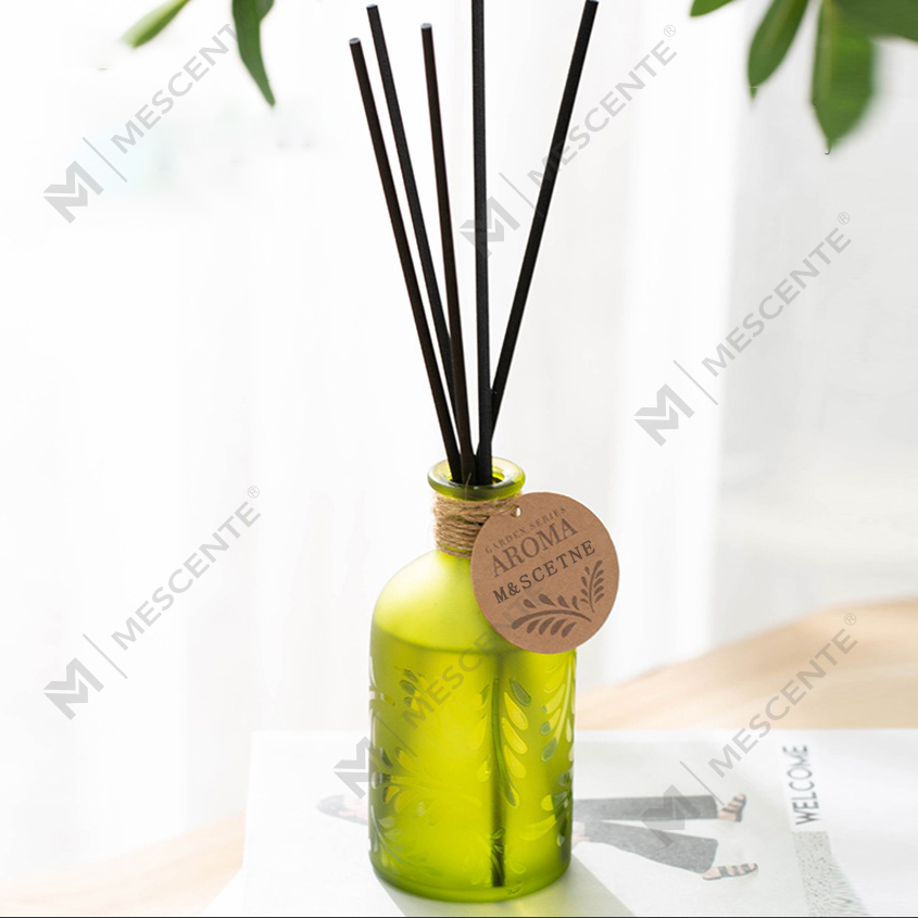 গিফট বক্স সহ M&Scent লাক্সারি কাস্টম প্রাইভেট লেবেল গ্লাস বোতল ফ্লাওয়ার লিকুইড রিড ডিফিউজার