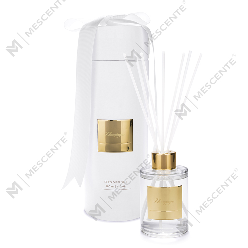 স্টপারA29261-1 সহ M&Scent মডার্ন গ্রিন টি অ্যাম্বার বোতল রিড ডিফিউজার