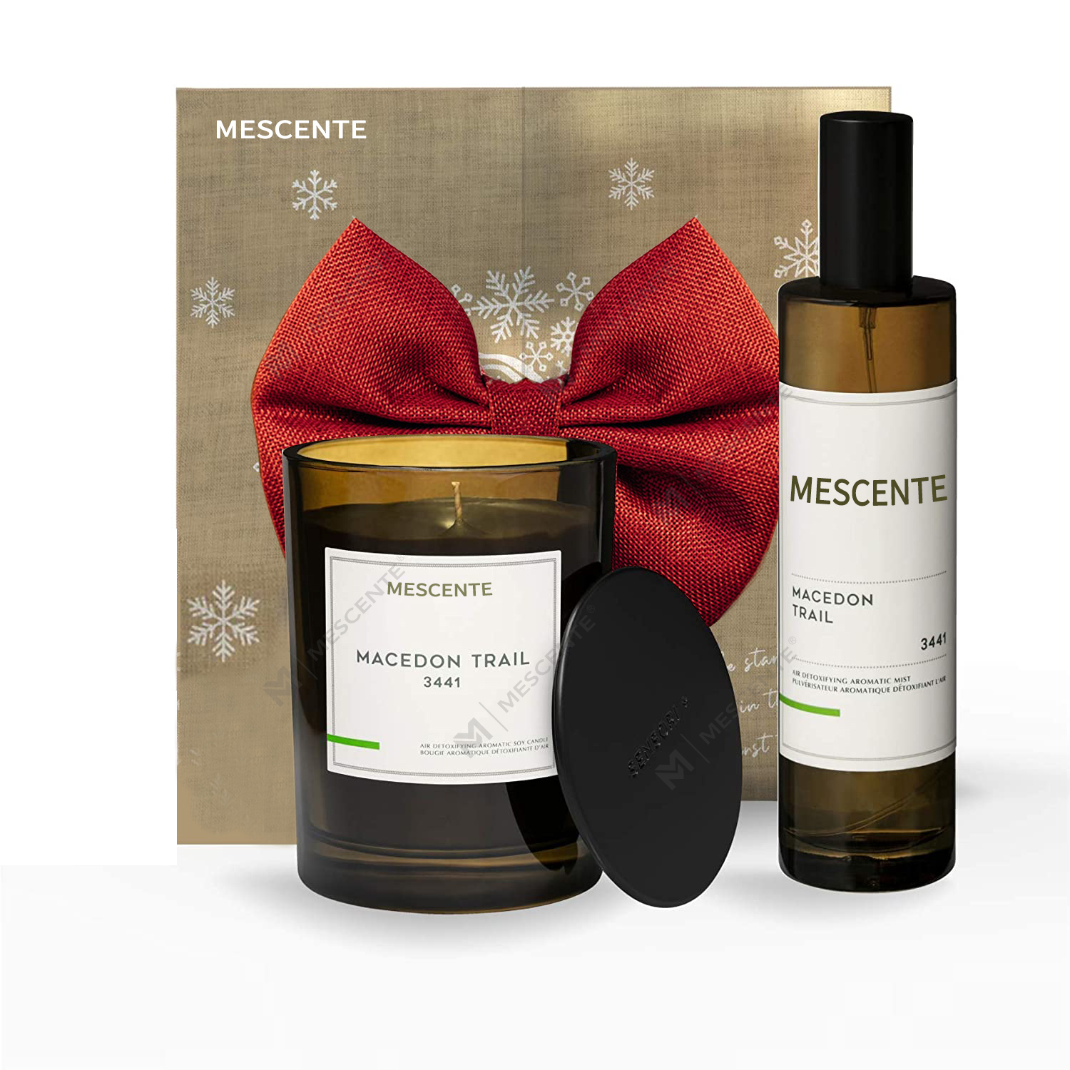 M&Scent পাইকারি বিলাসবহুল প্রাইভেট লেবেল সুগন্ধি রুম স্প্রে ডিফিউজার মোমবাতি সেট