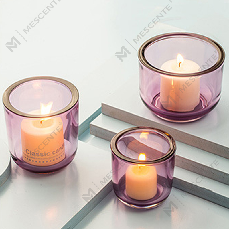 M&Scent Deluxe আলংকারিক ক্রিস্টাল গ্লাস, বাল্ক ক্যান্ডেলস্টিক