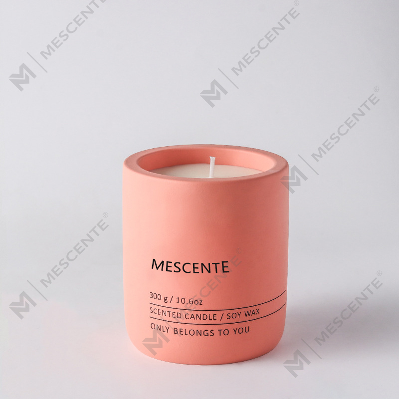 M&Scent কাস্টমাইজড ডেকোরেটিভ লাক্সারি ম্যাসেজ প্রাইভেট লেবেল ক্রিস্টাল সিরামিক উডউইক সেন্টেড সয়া মোম মোমবাতি