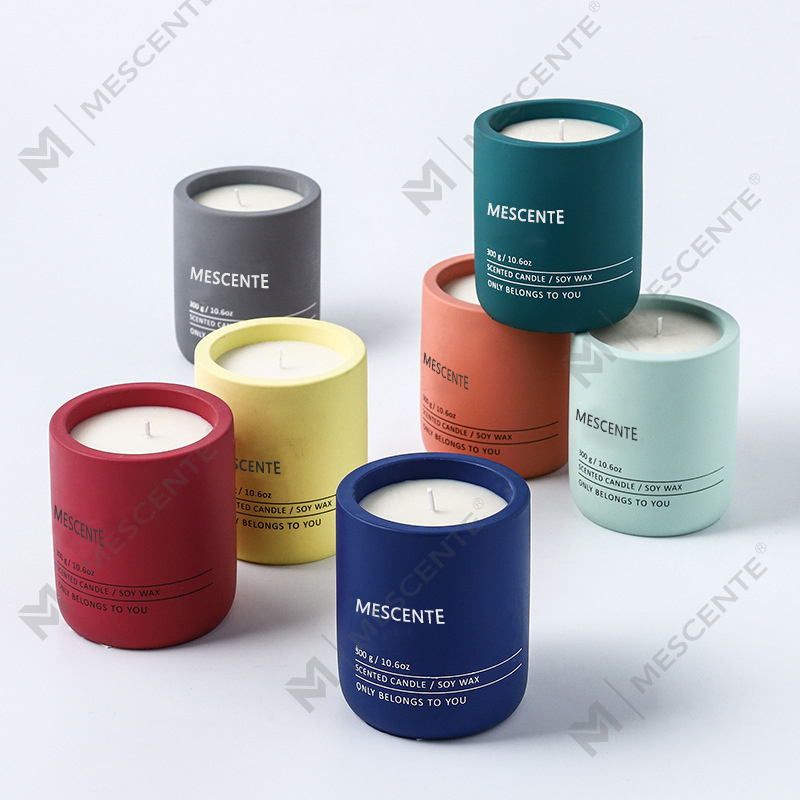 M&Scent কাস্টমাইজড ডেকোরেটিভ লাক্সারি ম্যাসেজ প্রাইভেট লেবেল ক্রিস্টাল সিরামিক উডউইক সেন্টেড সয়া মোম মোমবাতি