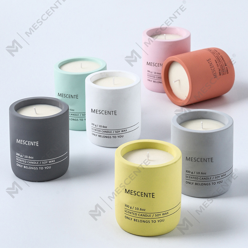 M&Scent কাস্টমাইজড ডেকোরেটিভ লাক্সারি ম্যাসেজ প্রাইভেট লেবেল ক্রিস্টাল সিরামিক উডউইক সেন্টেড সয়া মোম মোমবাতি
