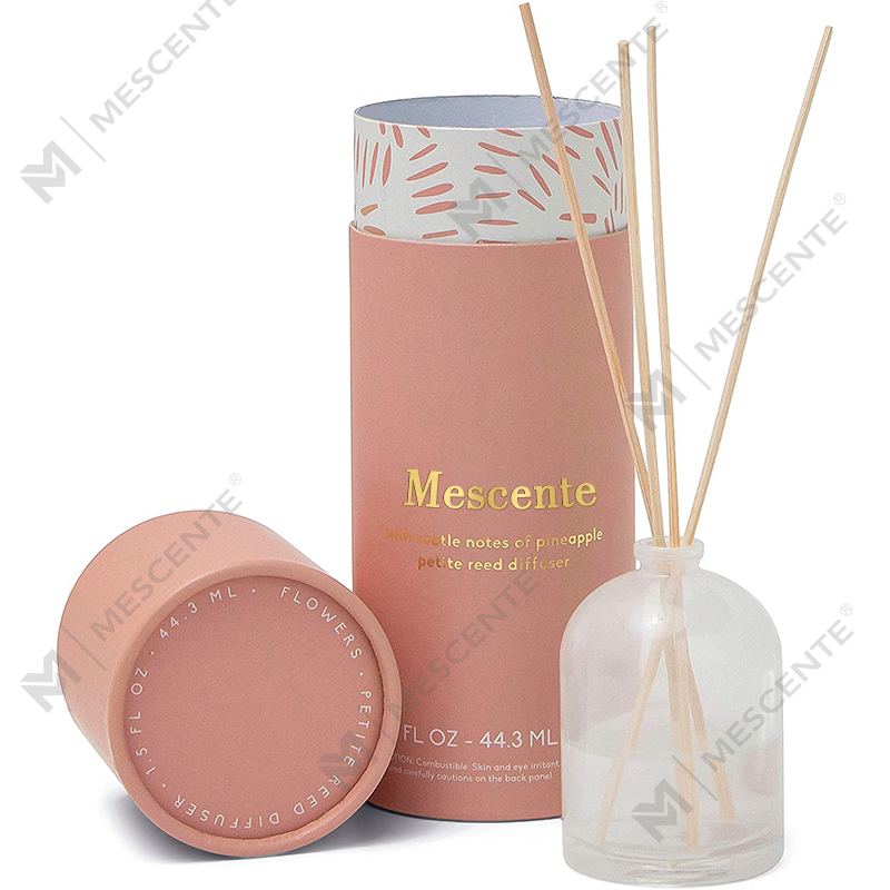 গিফট বক্স সহ M&Scent লাক্সারি কাস্টম লার্জ রোজ গোল্ড গ্লাস বোতল ফ্লাওয়ার প্রাইভেট লেবেল লিকুইড রিড ডিফিউজার