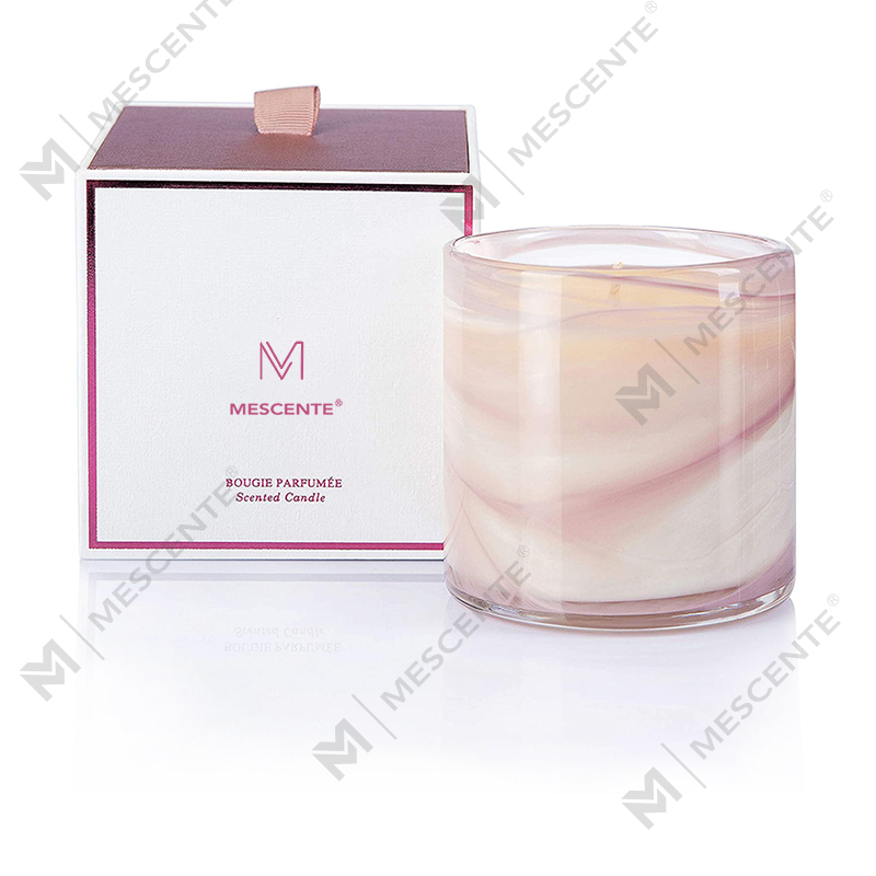 M&Scent পাইকারি কাস্টমাইজড বড় বিলাসবহুল কফি ল্যাভেন্ডার শক্তিশালী সুগন্ধযুক্ত মোমবাতি উপহার বাল্কে সেট