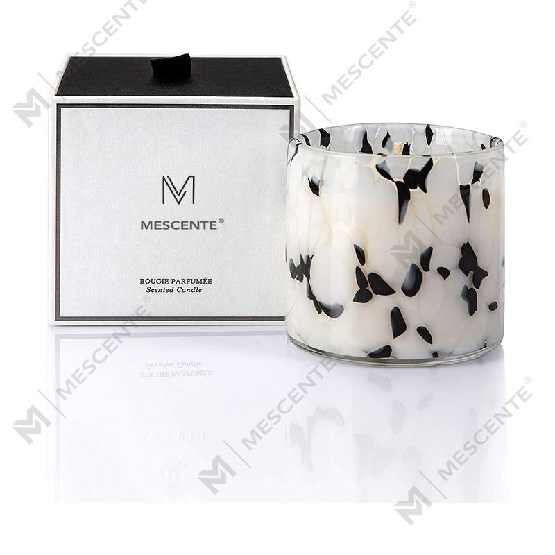 M&Scent পাইকারি কাস্টমাইজড বড় বিলাসবহুল কফি ল্যাভেন্ডার শক্তিশালী সুগন্ধযুক্ত মোমবাতি উপহার বাল্কে সেট