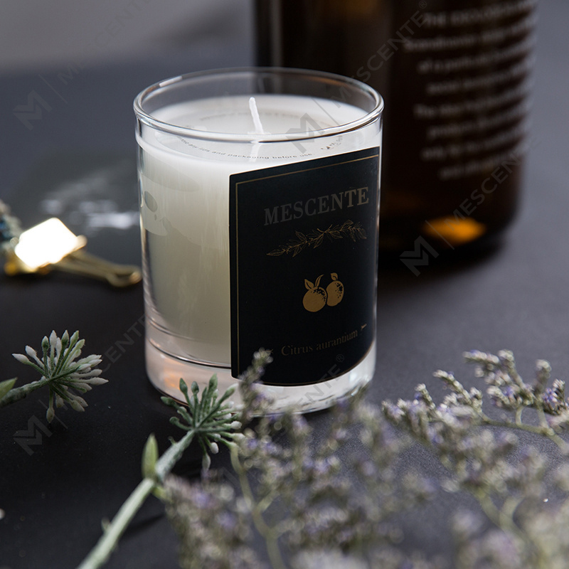 M&Scent কাস্টমাইজড ডেকোরেটিভ লাক্সারি ম্যাসেজ প্রাইভেট লেবেল সেন্টেড সয়া ওয়াক্স ক্যান্ডেল