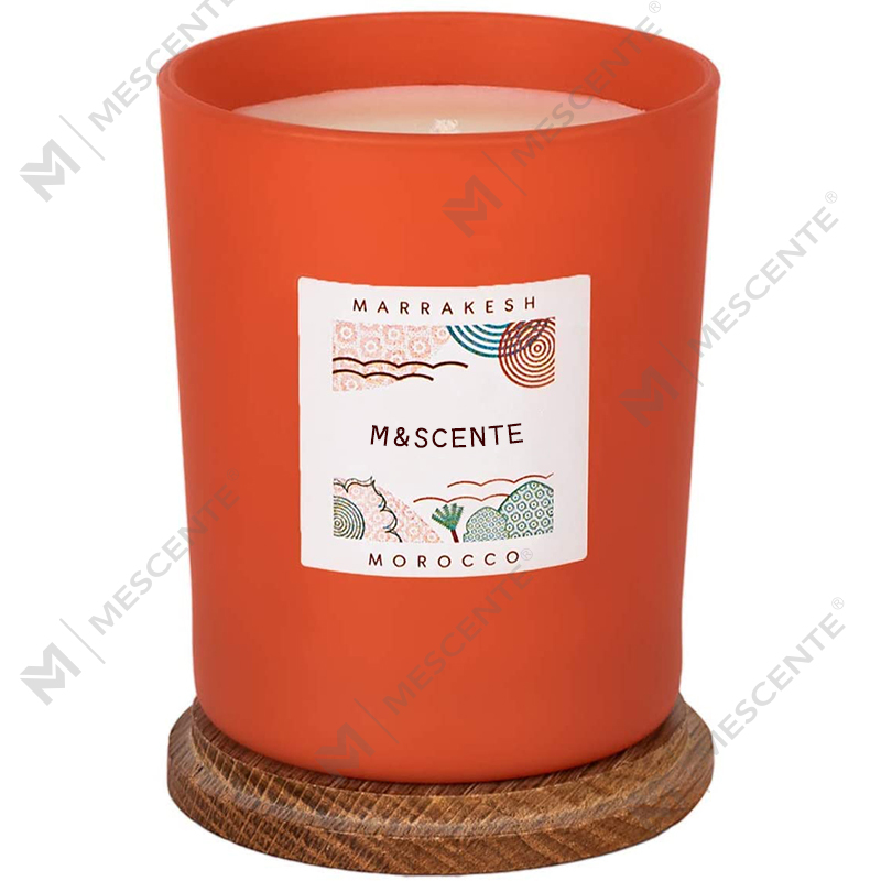 M&Scent কাস্টম ব্যক্তিগত লেবেল রঙিন সুগন্ধযুক্ত সয়া মোম চটকদার মোমবাতি তৈরি