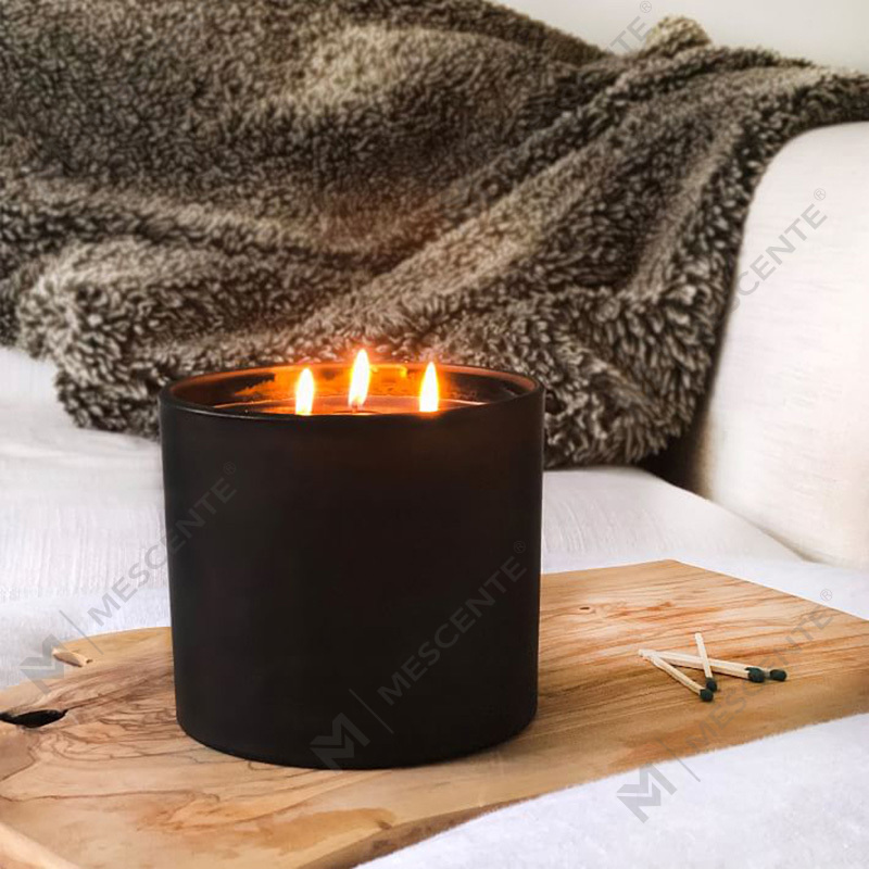 M&SCENT ন্যাচারাল ক্রিসমাস ব্যাপকভাবে ব্যবহৃত গ্লাস জার সুগন্ধযুক্ত সয়া মোম মোমবাতি ফোল্ডিং বক্স সহ