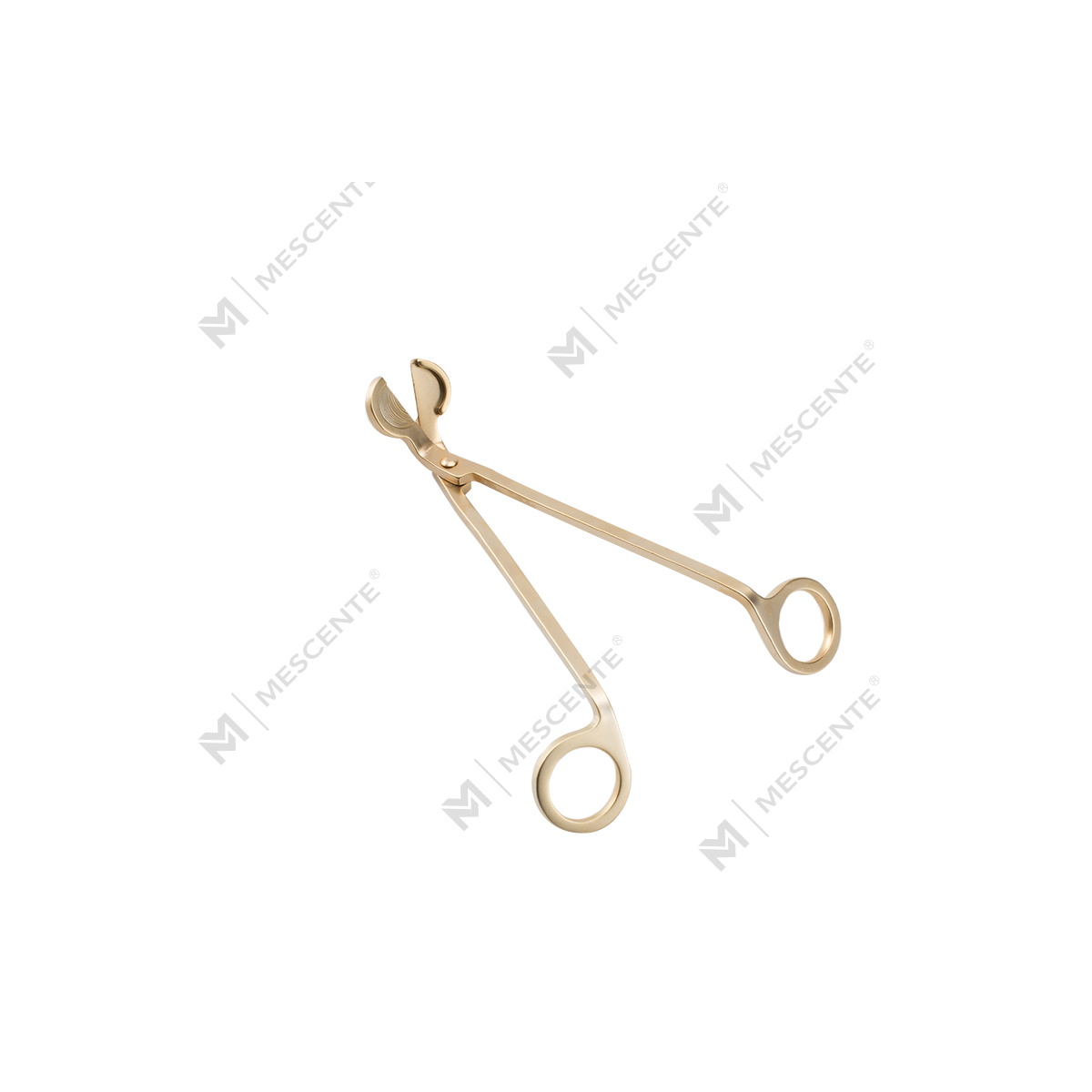 গিফট বক্স A991330-1 সহ Mescente গোল্ড ক্যান্ডেল উইক স্নাফার সেট