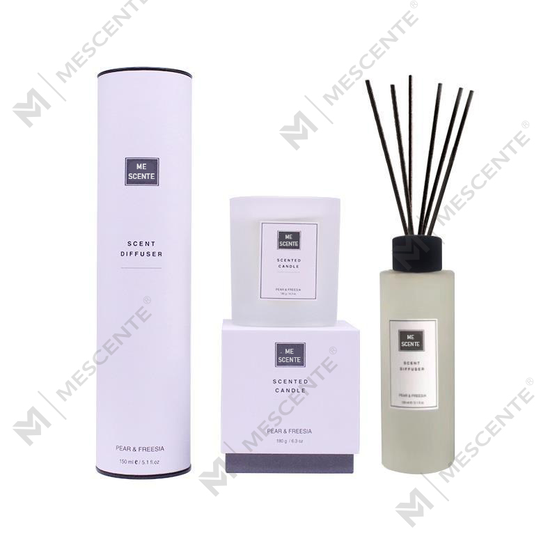 সুগন্ধি মোমবাতি A99189 সহ 150ml হোম সুগন্ধি রিড ডিফিউজার উপহার সেট