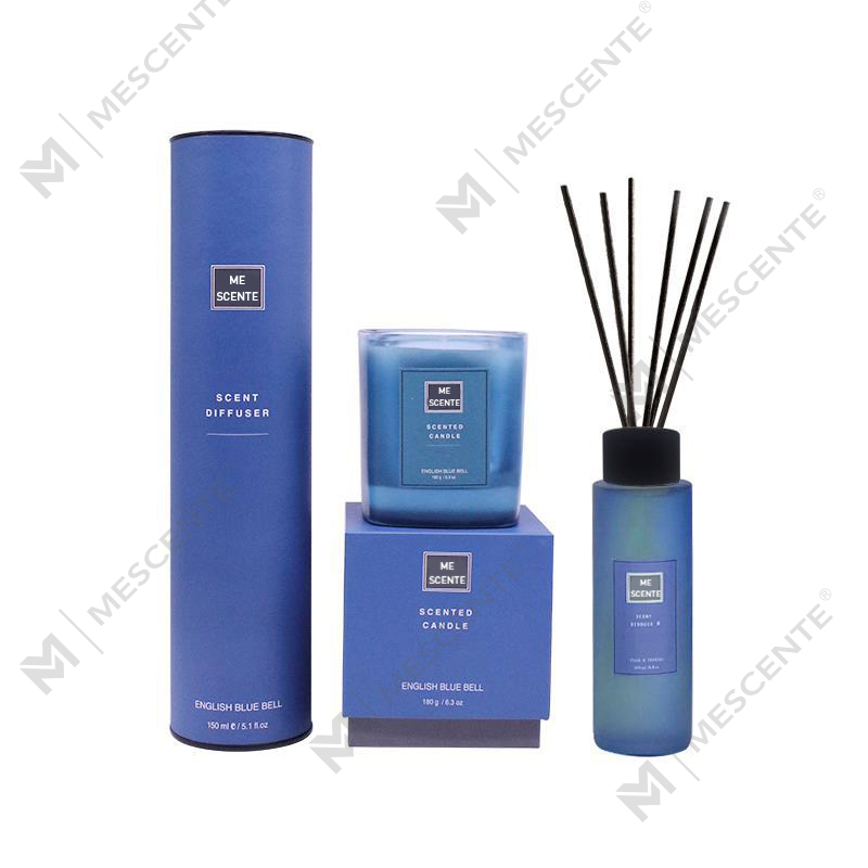 সুগন্ধি মোমবাতি A99189 সহ 150ml হোম সুগন্ধি রিড ডিফিউজার উপহার সেট