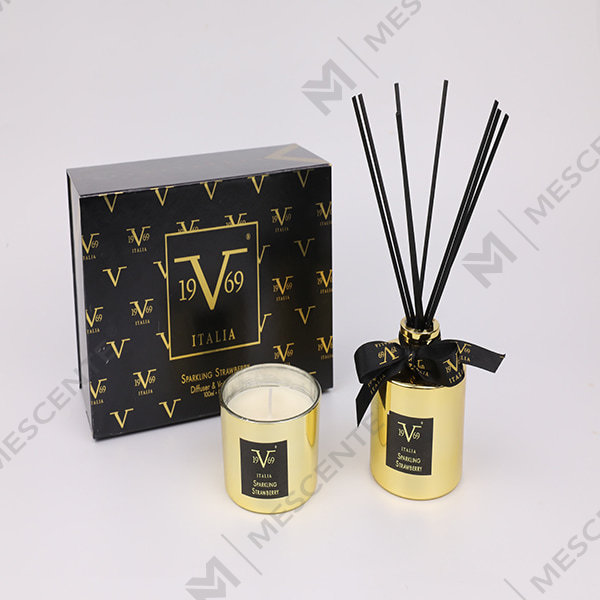 সুগন্ধি মোমবাতি A29260-2 সহ M&Scent Home Fragrance Reed Diffuser উপহার সেট