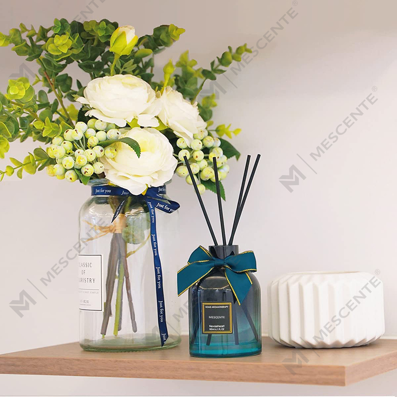 M&Scent সস্তা সেরা বিলাসবহুল 300 মেটাল লেবেল রিড ডিফিউজার অয়েল রিফিল সেট