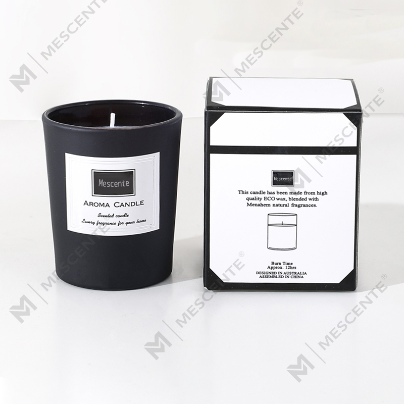 M&Scent কাস্টম প্রিন্টেড peony সুগন্ধি সয়া মোম মোমবাতি, ডিজিটাল সুগন্ধি মোমবাতি