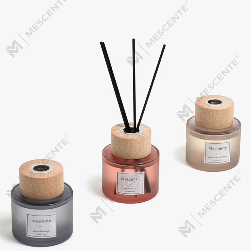 M&Scent পাইকারি বিলাসবহুল প্রাইভেট লেবেল গ্লাস বোতল রিড ডিফিউজার স্টপার সহ