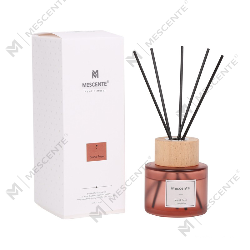 M&Scent পাইকারি বিলাসবহুল প্রাইভেট লেবেল গ্লাস বোতল রিড ডিফিউজার স্টপার সহ