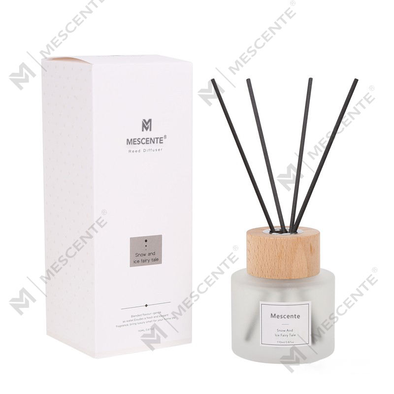 M&Scent পাইকারি বিলাসবহুল প্রাইভেট লেবেল গ্লাস বোতল রিড ডিফিউজার স্টপার সহ