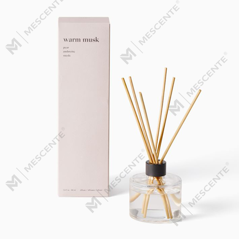 M&Scent কাস্টম লাক্সারি প্রাইভেট লেবেল ফুল রিড ডিফিউজার বাক্স সহ