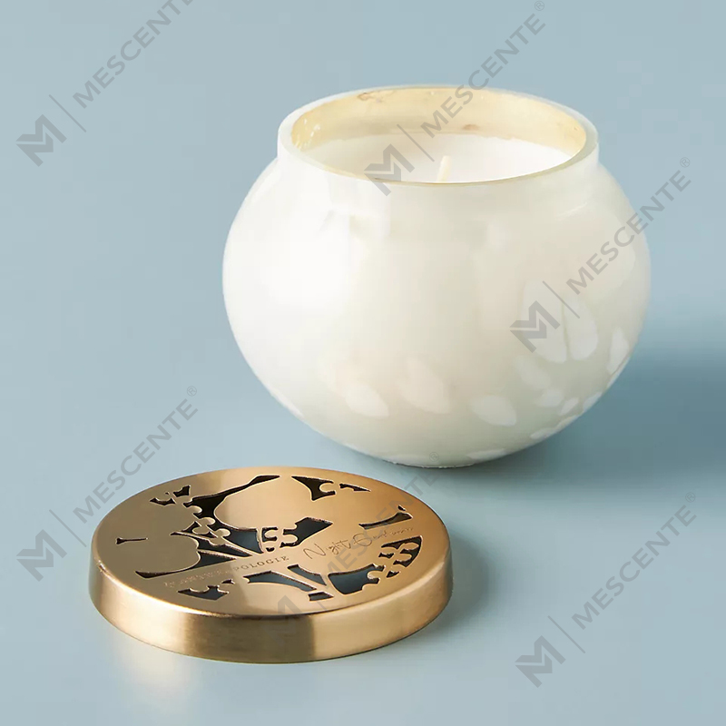 M&scent প্রাইভেট লেবেল কাস্টম হোম ডেকোরেশন বিলাসবহুল কাচের মোমবাতির জার ঢাকনা সহ সয়া মোমের সুগন্ধযুক্ত মোমবাতি