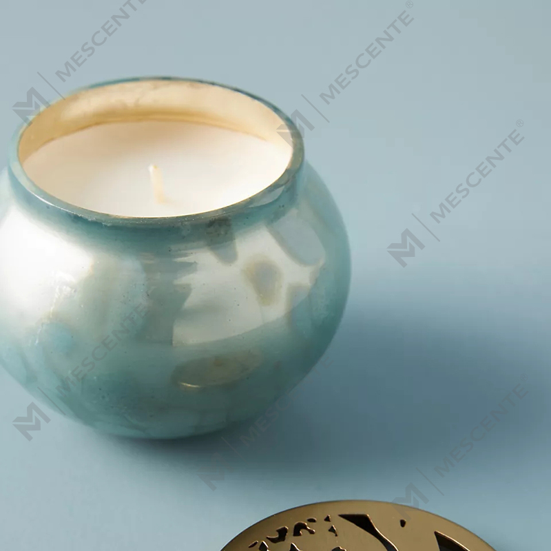 M&scent প্রাইভেট লেবেল কাস্টম হোম ডেকোরেশন বিলাসবহুল কাচের মোমবাতির জার ঢাকনা সহ সয়া মোমের সুগন্ধযুক্ত মোমবাতি