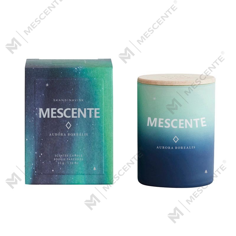 কাচের বয়ামে M&Scent কাস্টমাইজড প্রাইভেট লেবেল হোম ডেকোরেশন সুগন্ধযুক্ত মোমবাতি