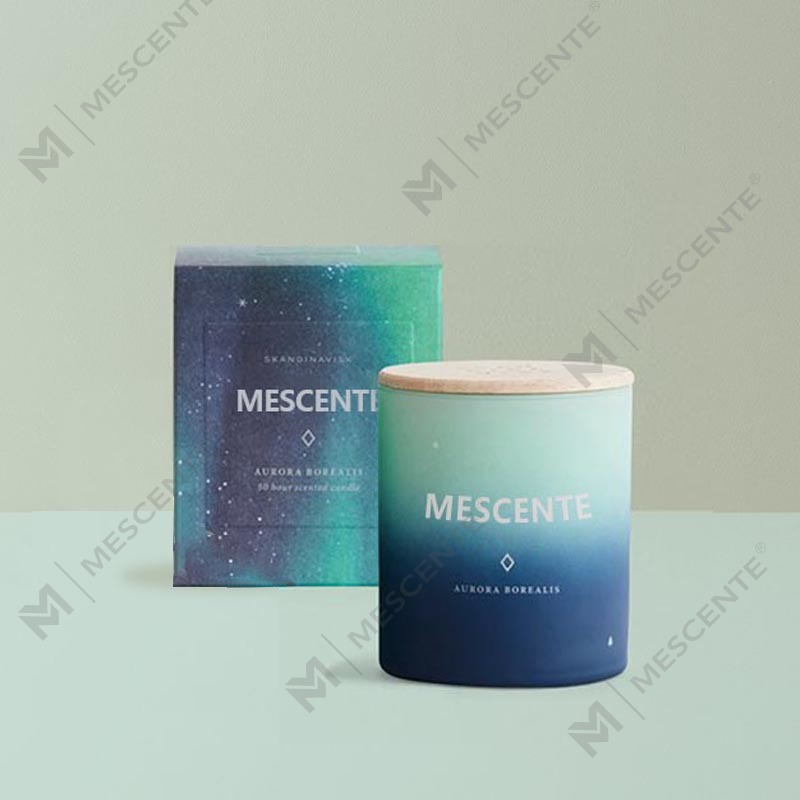 কাচের বয়ামে M&Scent কাস্টমাইজড প্রাইভেট লেবেল হোম ডেকোরেশন সুগন্ধযুক্ত মোমবাতি